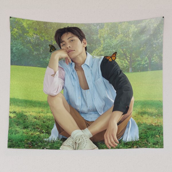 Item preview, Ji Chang Wook in the garden designed and sold by Kryptonite-Arts.