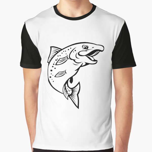 Salmon Fishing T-shirt Design Graphic by doni.pacoceng · Creative