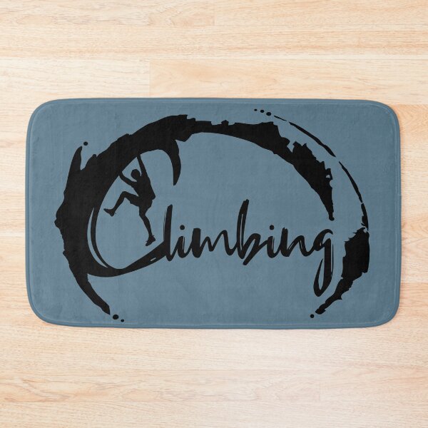 Item preview, Bouldering design with climber climbing gift bouldering gift climbing designed and sold by MadandMean.