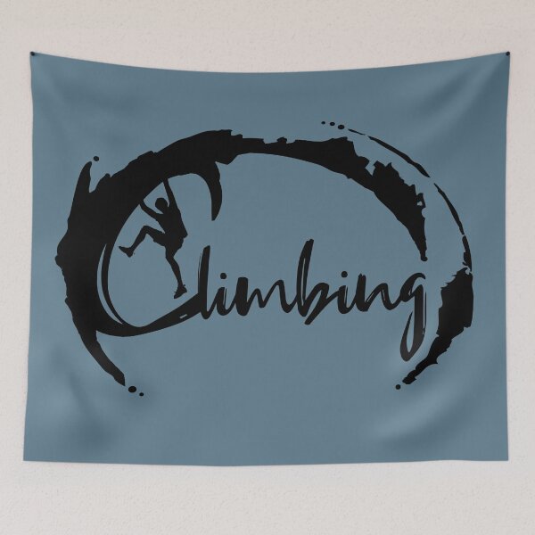 Item preview, Bouldering design with climber climbing gift bouldering gift climbing designed and sold by MadandMean.