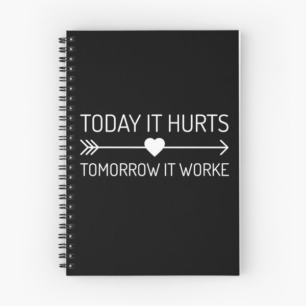 Item preview, Today it Hurts Tomorrow it Works designed and sold by KOJO SHOP.