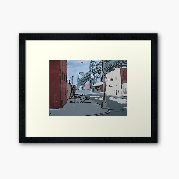 North 5th street Framed Art Print