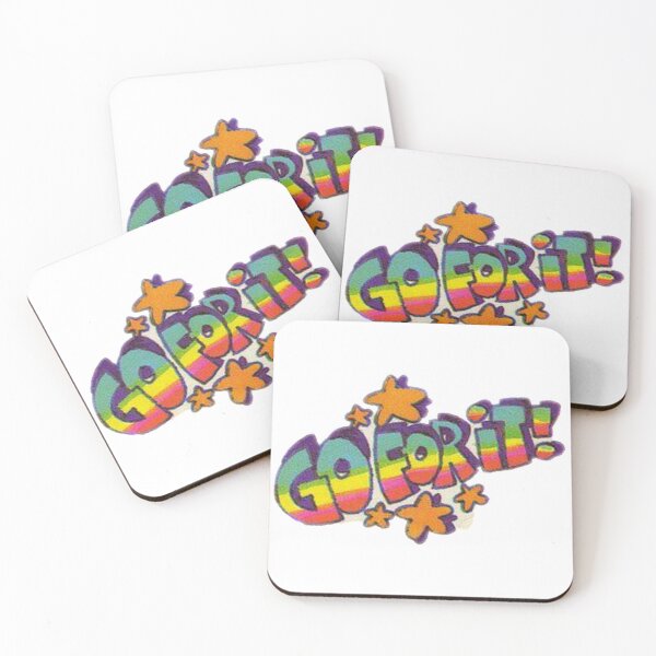 Item preview, “Go For It” 80’s Inspired Sticker  designed and sold by britney-marie.