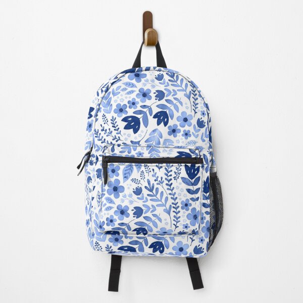 Item preview, Blue watercolour floral designed and sold by adenaJ.