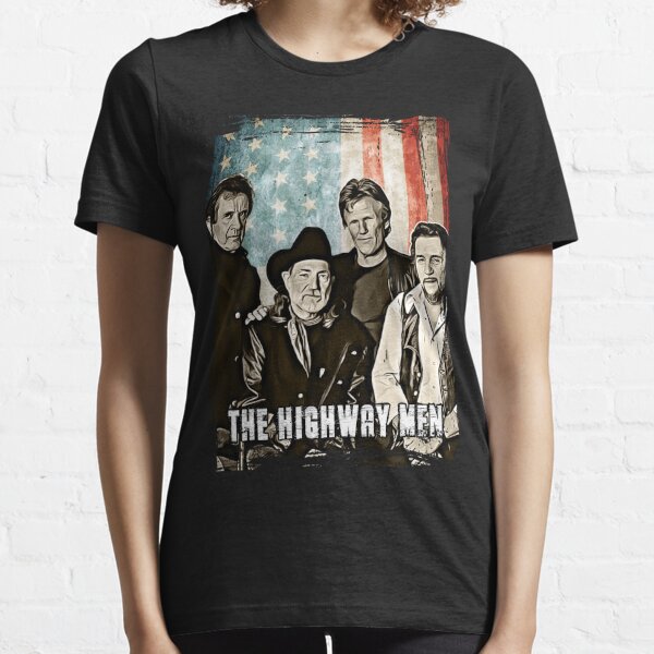 Flag The highwaymen band 35 years anniversary gift for fans and lovers Essential T-Shirt
