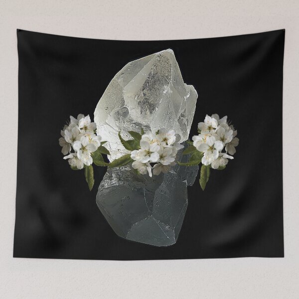 Item preview, Angelica flower and Crystal Clear Quartz designed and sold by azimaplace.