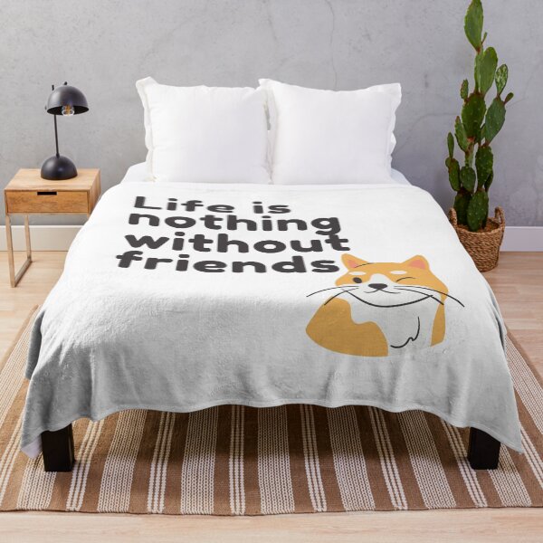 Item preview, Life Is Nothing Without Friends Cute Cat Design designed and sold by JustCreativity.