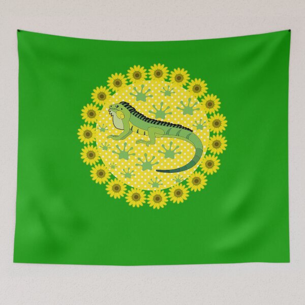 Item preview,  Funny Iguana Sunflower Lizard Reptiles Zoology Herpetologist  designed and sold by TopTeeShop.