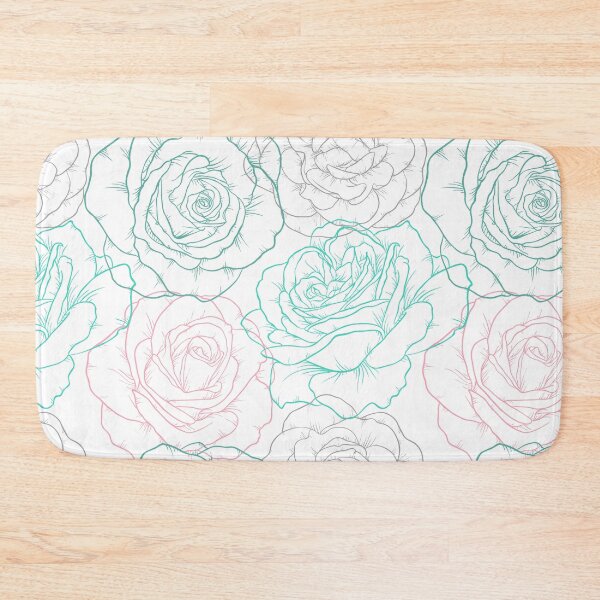 Item preview, Beautiful seamless pattern with outline roses. Hand drawn contour lines.  designed and sold by Yevheniia Hulinska.