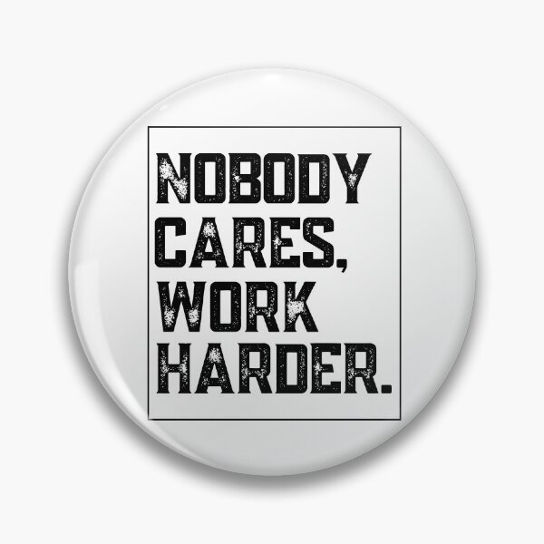 Item preview, Nobody Cares Work Harder Vintage designed and sold by The Little Wood Cottage.
