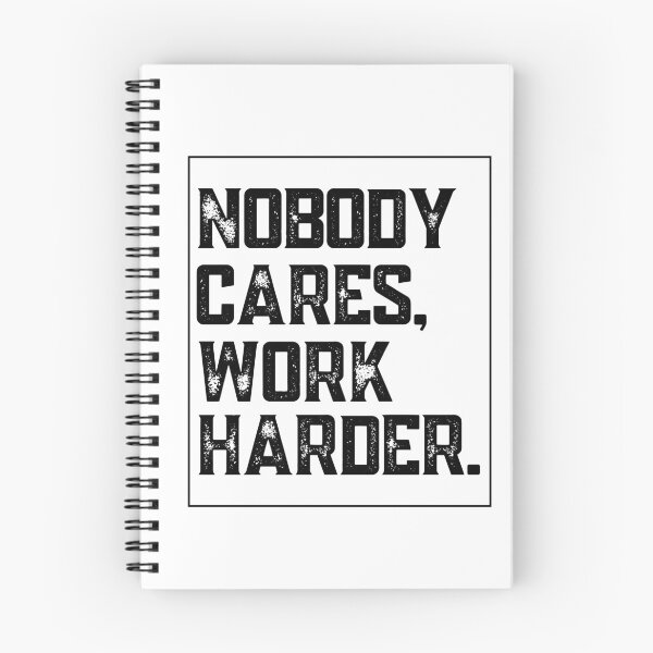 Item preview, Nobody Cares Work Harder Vintage designed and sold by The Little Wood Cottage.