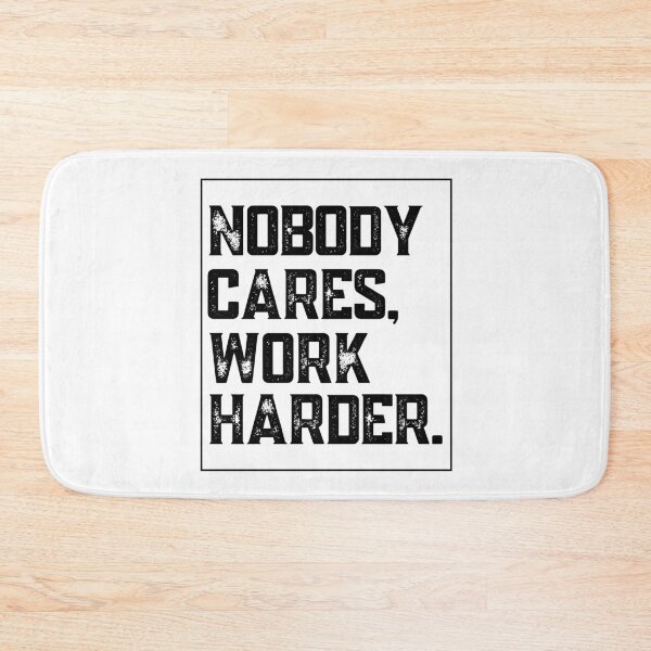 Item preview, Nobody Cares Work Harder Vintage designed and sold by The Little Wood Cottage.