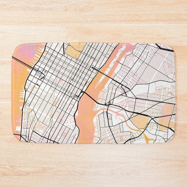 Item preview, New York Street Map Color designed and sold by IvonDesign.