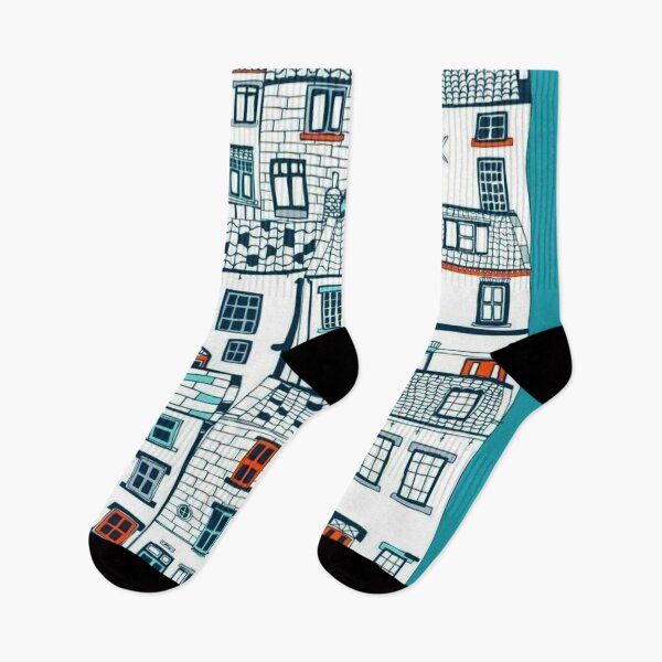Item preview, Cute Houses Pattern designed and sold by fudgecream.