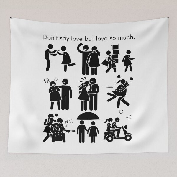 Item preview, Don't say love but love so much designed and sold by K-icon.