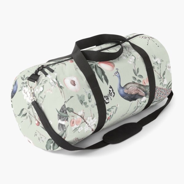 Item preview, Oriental Peacock Toucan Floral Pattern designed and sold by junkydotcom.