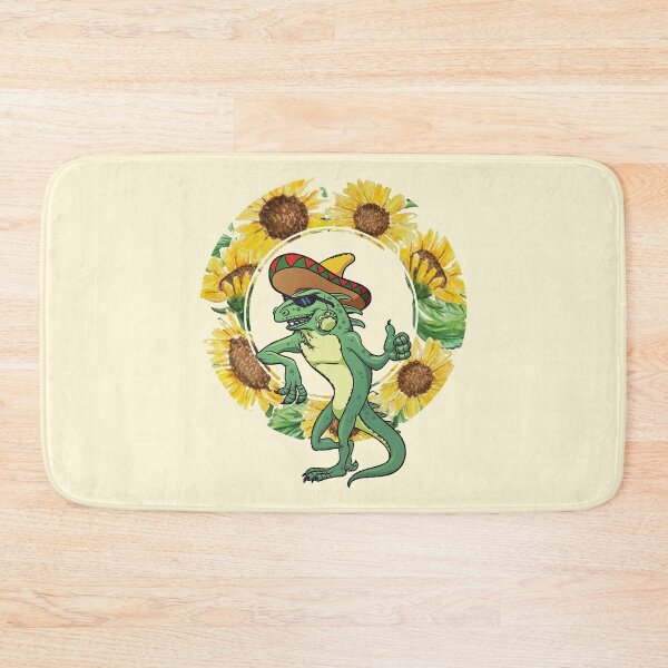 Item preview, Funny Iguana Sunflower Sombrero Lizard Reptiles Zoology Herpetologist  designed and sold by TopTeeShop.