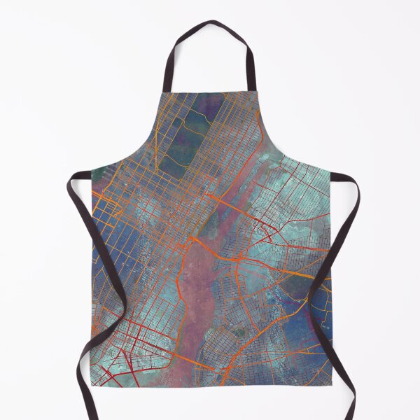 Item preview, New York Street Map Urban Blue designed and sold by IvonDesign.