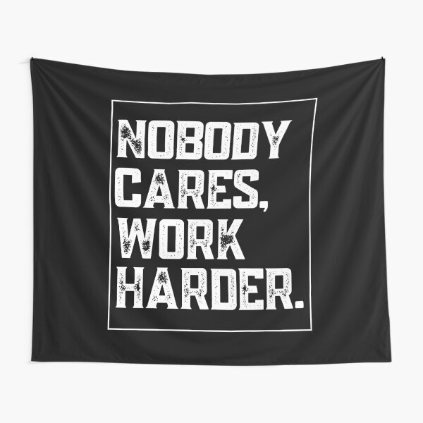 Item preview, Nobody Cares Work Harder Vintage designed and sold by The Little Wood Cottage.