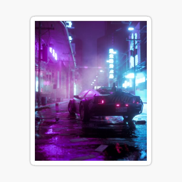 Cyberpunk 77 Sticker