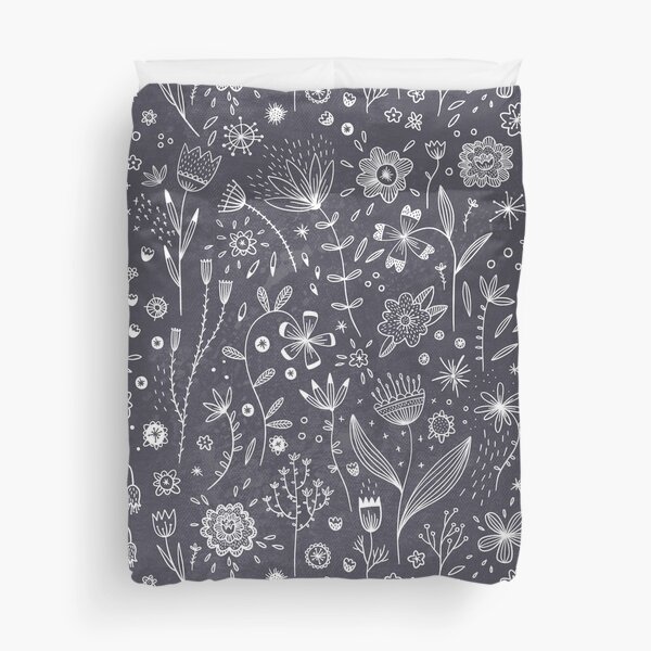 Item preview, Chalkboard Flowers designed and sold by squirrell.