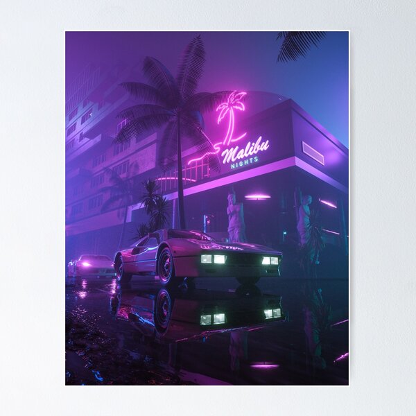 Item preview, Malibu Nights designed and sold by skiegraphic.