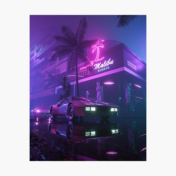 Malibu Nights Photographic Print