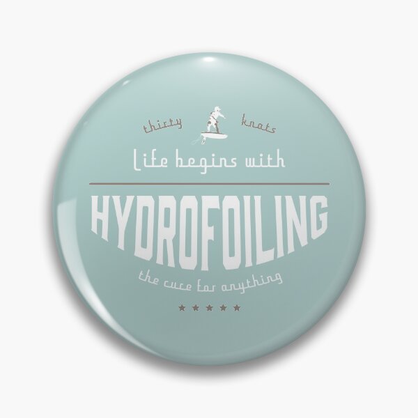 Item preview, Life begins with Hydrofoiling designed and sold by bluehair.