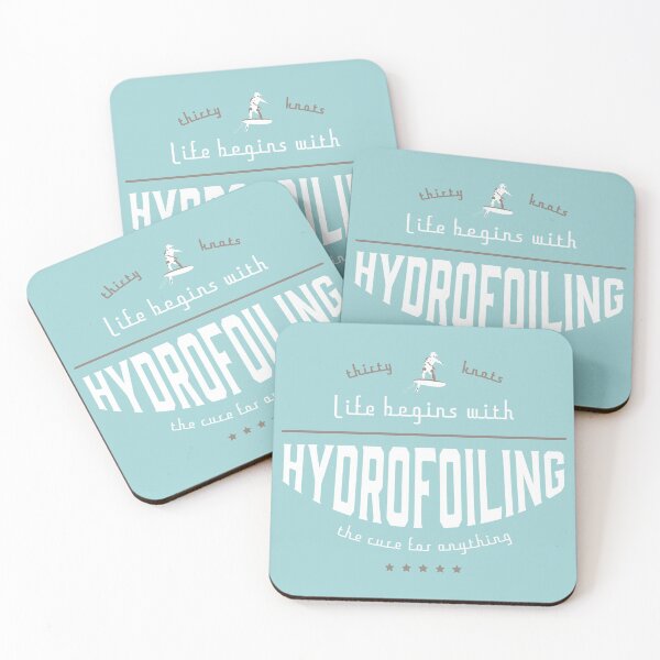 Item preview, Life begins with Hydrofoiling designed and sold by bluehair.