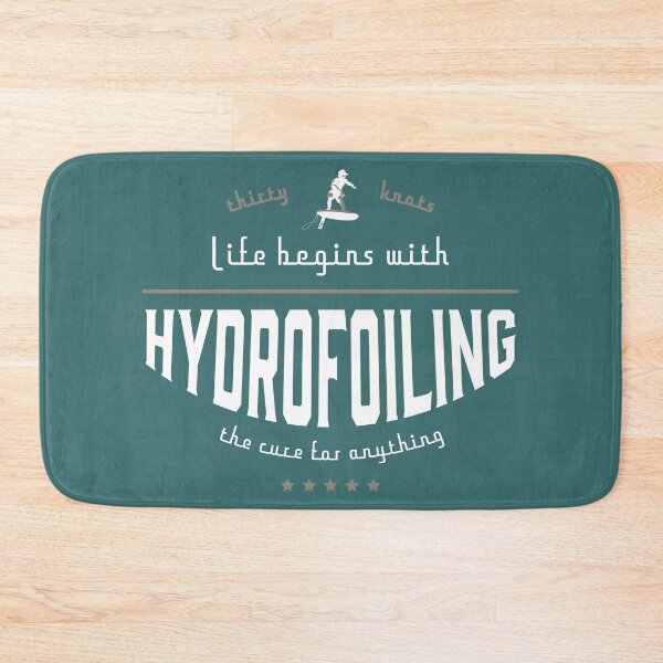 Item preview, Life begins with Hydrofoiling designed and sold by bluehair.
