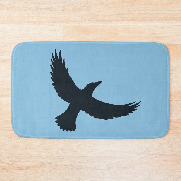 Item preview, Magpie Flight – Black on Light Blue designed and sold by ImperfectLife.