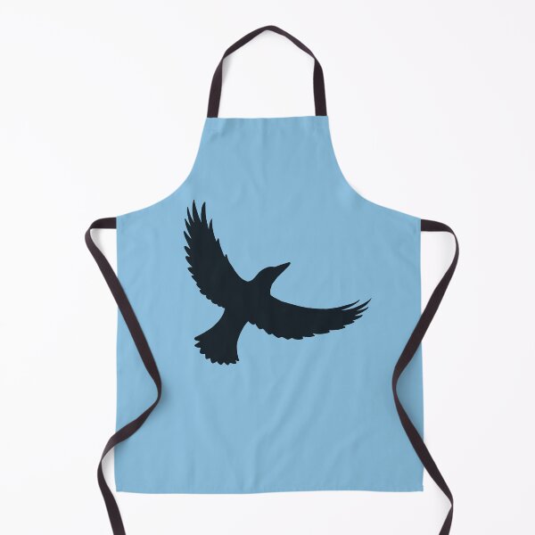 Item preview, Magpie Flight – Black on Light Blue designed and sold by ImperfectLife.