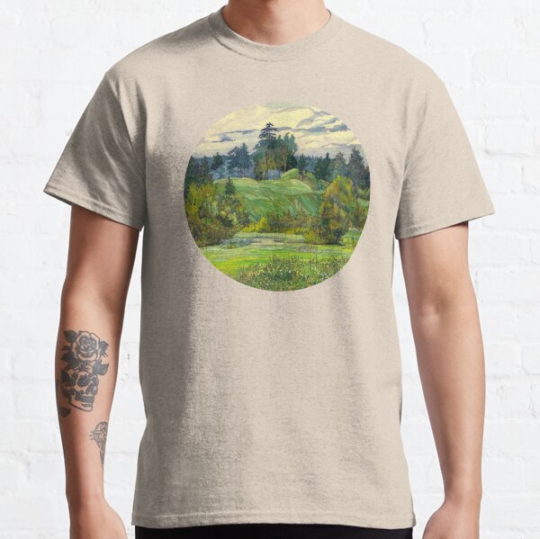 Pines painting watercolor Classic T-Shirt