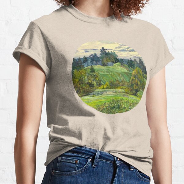 Pines painting watercolor Classic T-Shirt