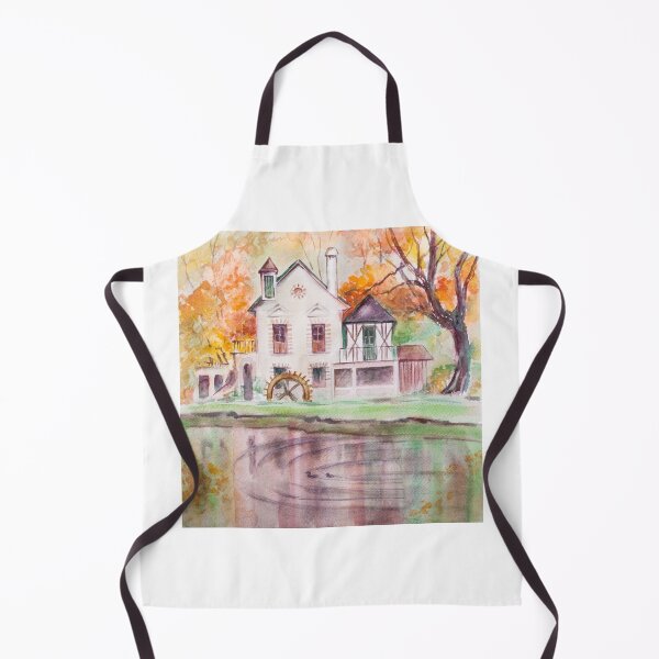 Item preview, House in the Autumn. Watercolor illustration. designed and sold by torishaa.