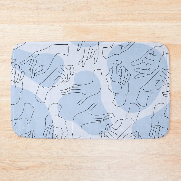 Item preview, Abstract 80s Hand Model Gestures Pattern designed and sold by gimmesometees.