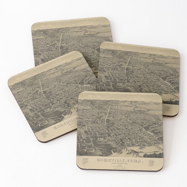 Item preview, Vintage Knoxville TN Map (1886) designed and sold by BravuraMedia.
