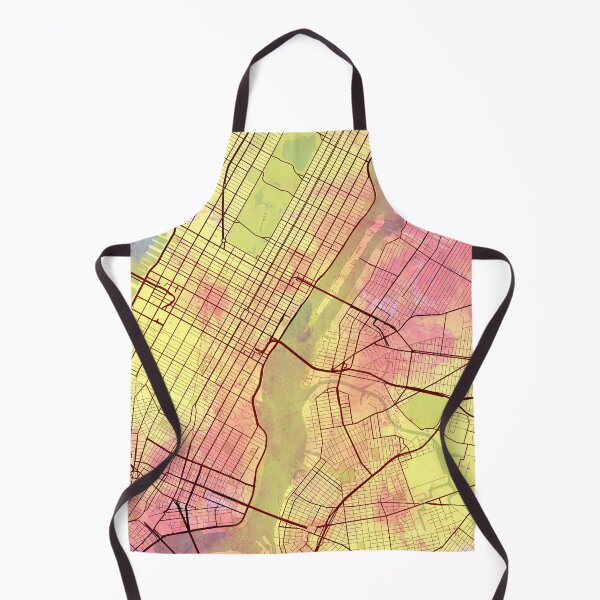 Item preview, New York Street Map Yellow World designed and sold by IvonDesign.