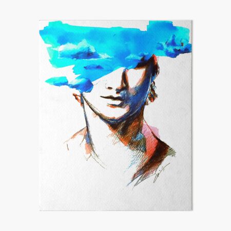 successively digitized Art Board Print