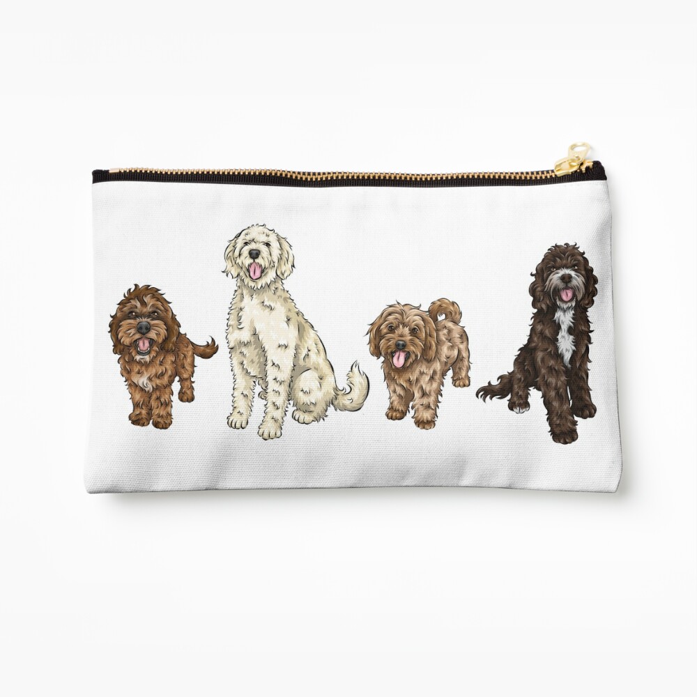 The I Love Cockapoos Make Up Bag, Coin Purse & Compact Set - www