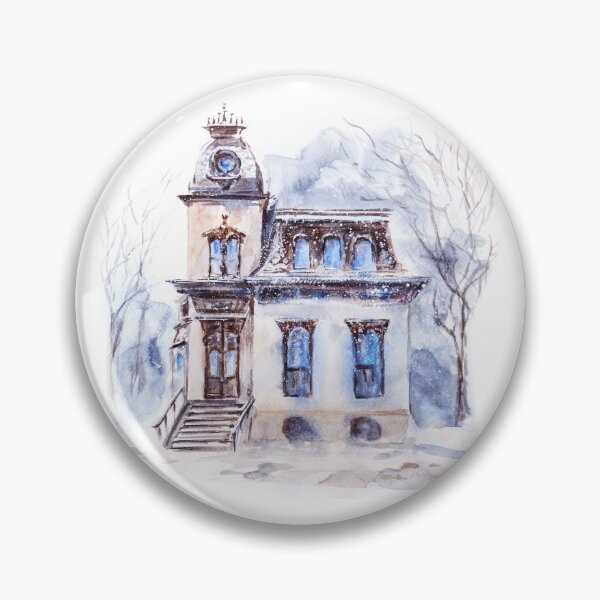 Aperçu de l'œuvre Maison en hiver. Illustration aquarelle. créée et vendue par torishaa.