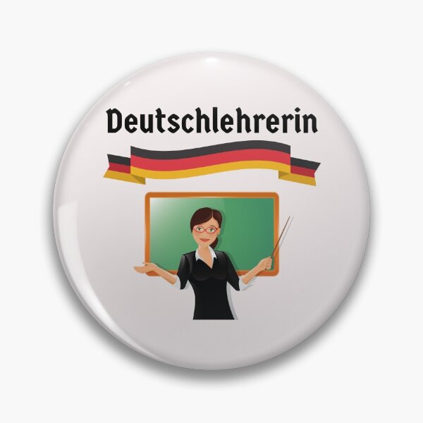 Item preview, German Teacher Female Deutschlehrerin designed and sold by Time4German.