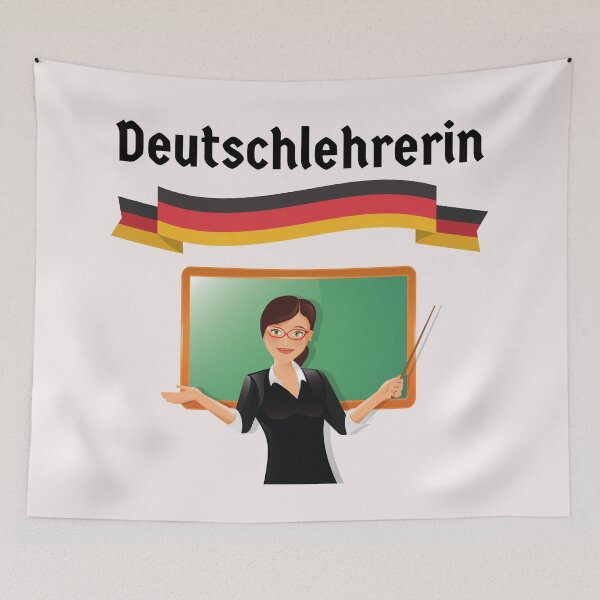 Item preview, German Teacher Female Deutschlehrerin designed and sold by Time4German.
