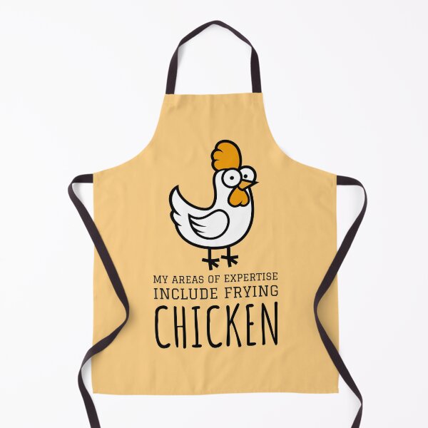 Item preview, Funny Confused Chicken Cartoon for Home Fried Chicken Cook designed and sold by javes93.
