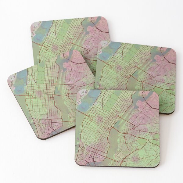 Item preview, New York Street Map Green Planet designed and sold by IvonDesign.