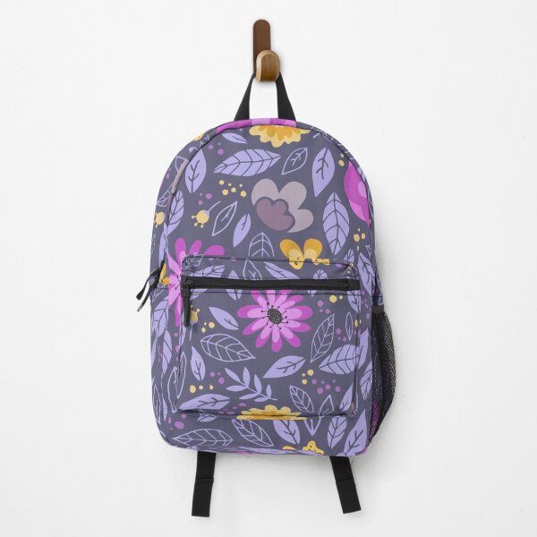 Item preview, Purple Floral Pattern Drawing designed and sold by Vector Scout Lab.