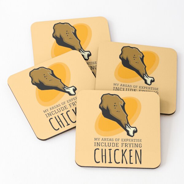 Item preview, Juicy thick fried chicken for home cook funny quote designed and sold by javes93.