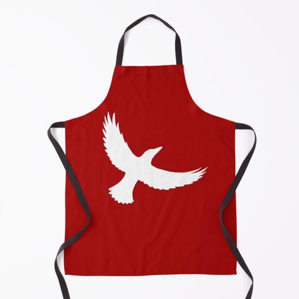 Item preview, Magpie Flight – White on Red designed and sold by ImperfectLife.