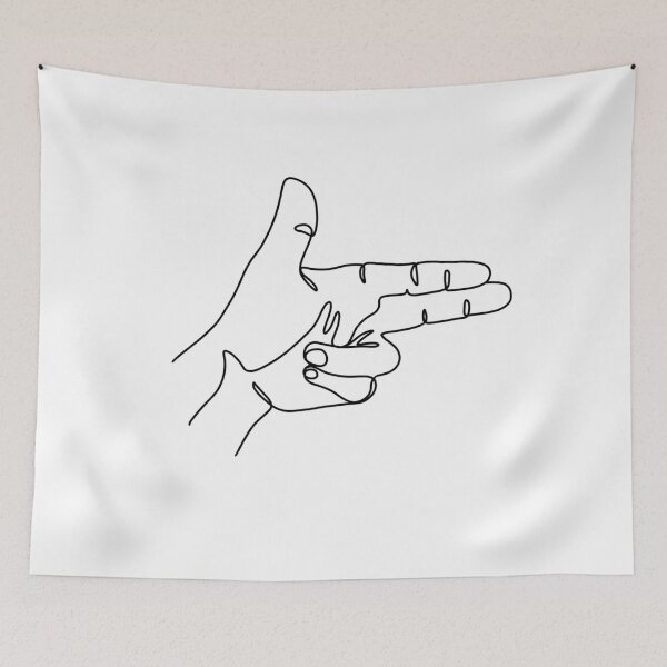 Item preview, Finger gun in black designed and sold by SibMa.