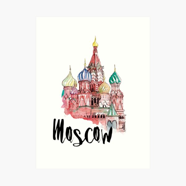 Moscow Art Print